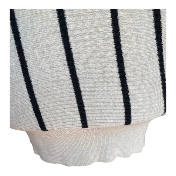 PHOLOSOPHY Republic Clothing Women’s Blue/Cream Striped Pull-over Sweater Sz XS - Picture 3 of 13